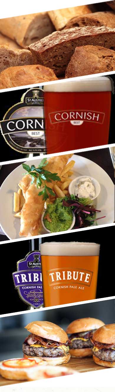 Dine out at The Russell Inn Pub Polruan Fowey